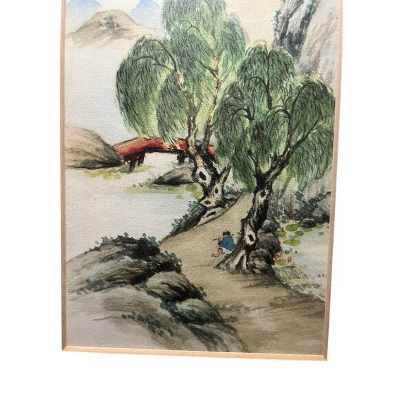One of the “Four Seasons” Lithograph Prints by Renowned Artist Ling-Fu Yang - Picture 3 of 5